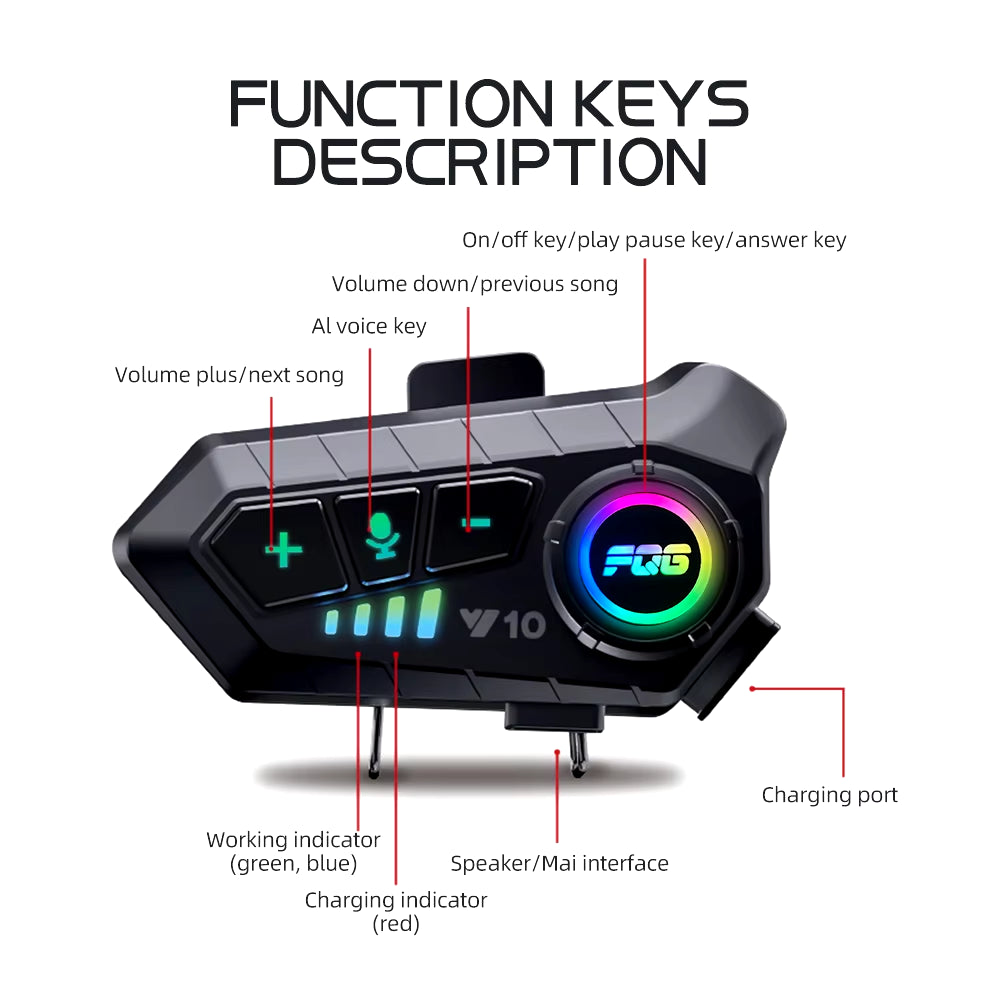 Helmet Bluetooth Headset™