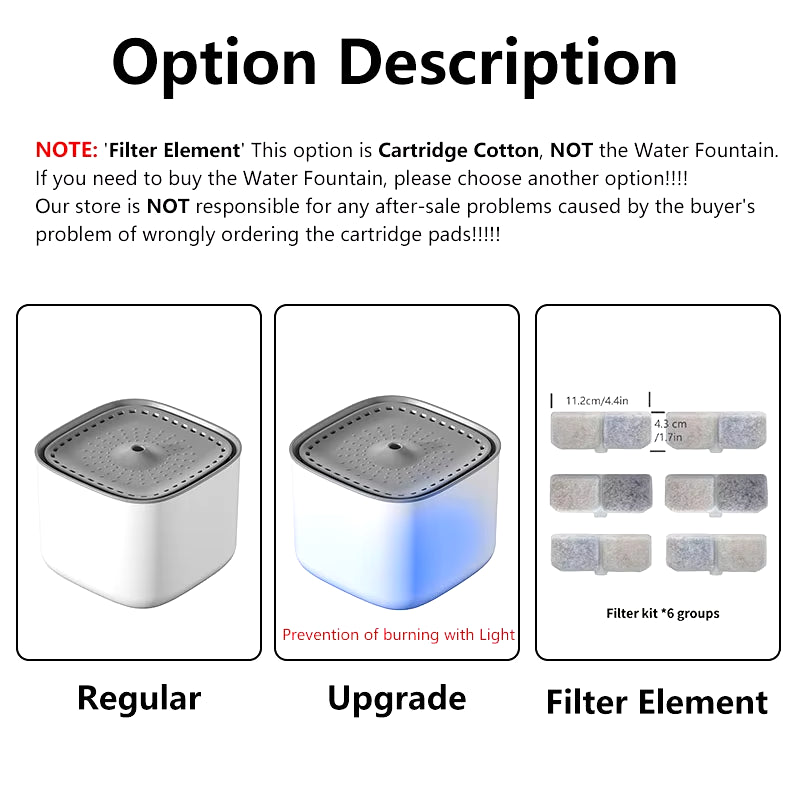 Cat Water Fountain™ 3L Auto Filter