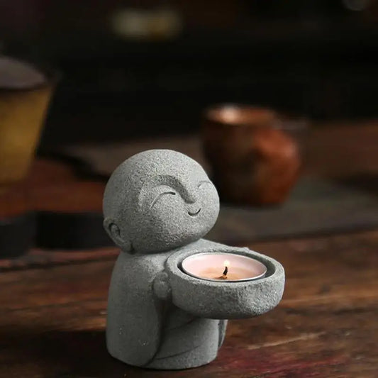 Minimalist Buddha Candle Holder