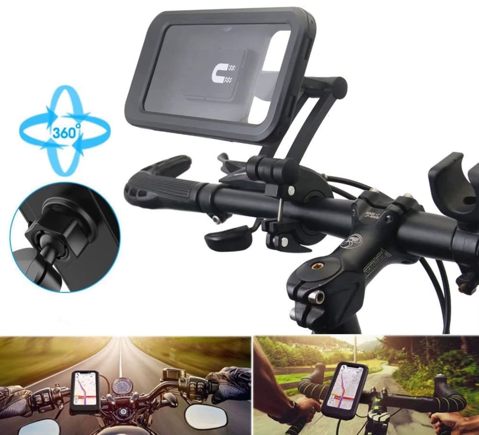 RideGrip™ Waterproof Phone Mount